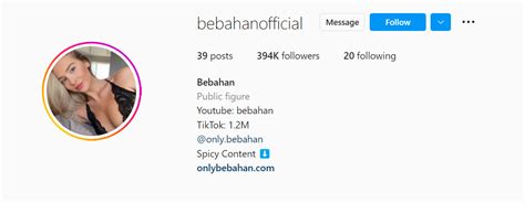 bebahan tiktok|Bebahan’s biography: age, height, real name, nationality, boyfriend